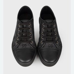 Gucci Black Sneakers Minimalist Design